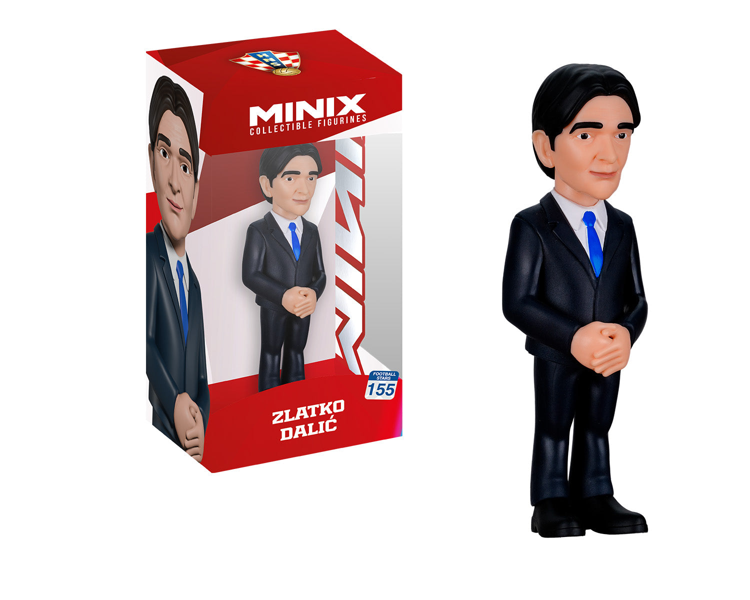 Minix - Football Stars - Coupe du Monde #155 - Croatie - Dalić - Figurine PVC 12 cm