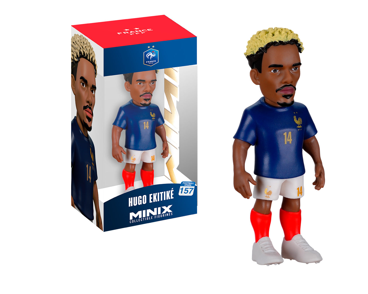 Minix - Football Stars - Coupe du Monde #157 - France - Ekitiké - Figurine PVC 12 cm