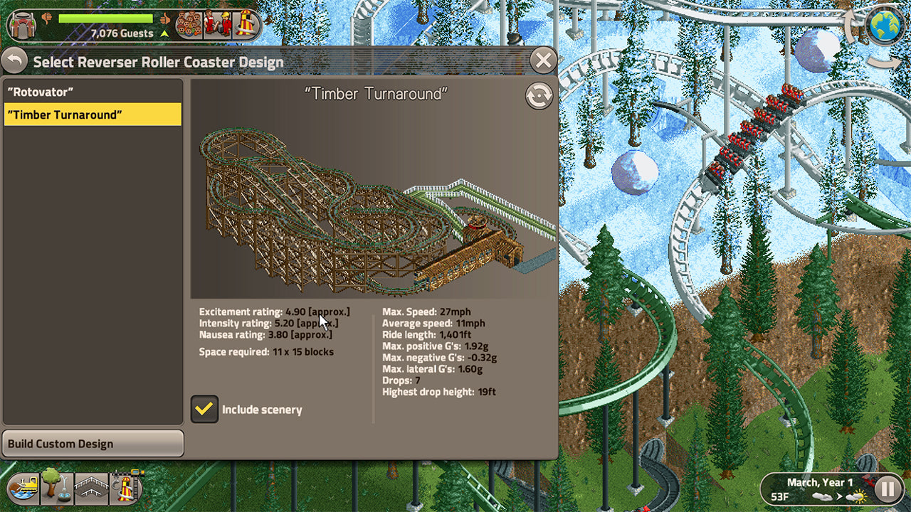Rollercoaster Tycoon Classic - flash vidéo