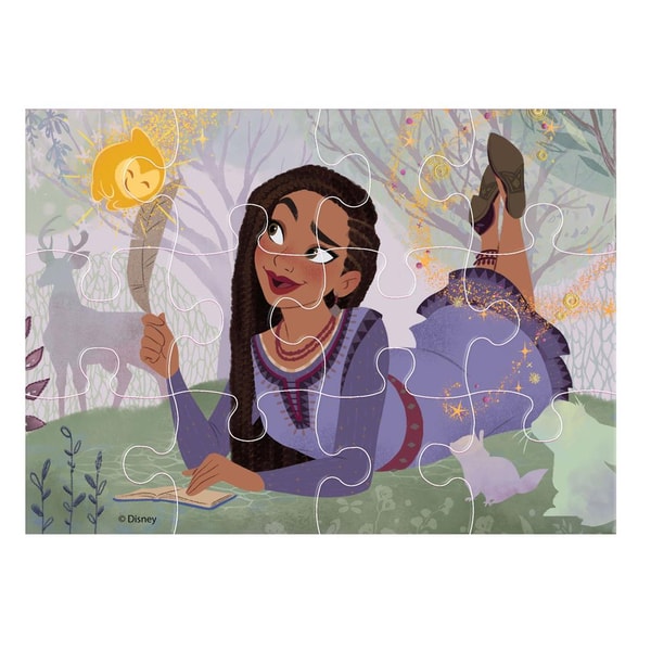 Wish : Asha et la Bonne Étoile - Puzzle 4 en 1 (12/15/20/24pcs) - flash vidéo