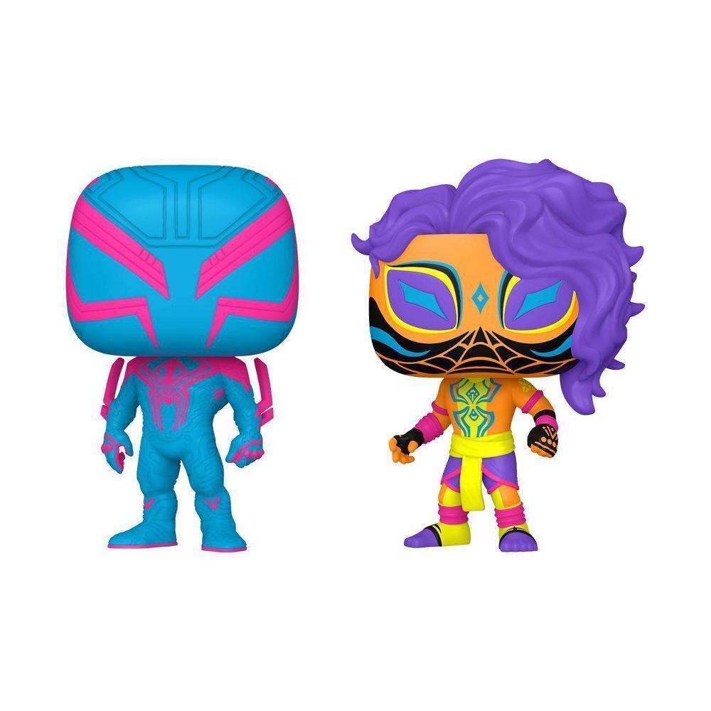 Funko Pop! 2-Pack: Spider-Man: Across the Spider-Verse - Spider-Man 2099 & Spider-Man India (Blacklight)