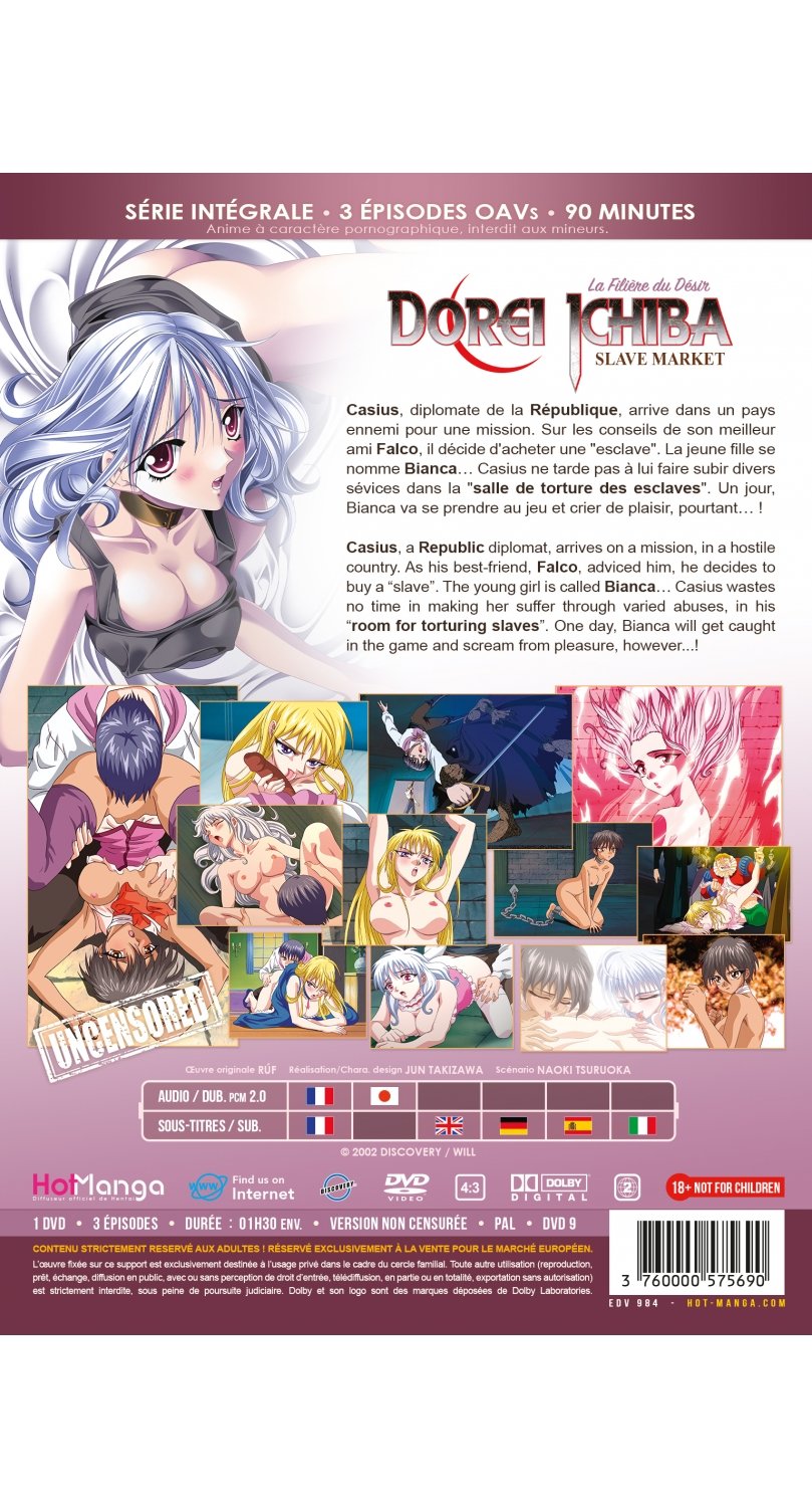Dorei Ichiba: Slave Market (La Filière du Désir) - Intégrale (Hentai) - DVD