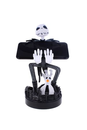Cable Guys - Disney - L'Étrange Noël de monsieur Jack - Jack Skellington Support Chargeur pour Téléphone et Manette - flash vidéo