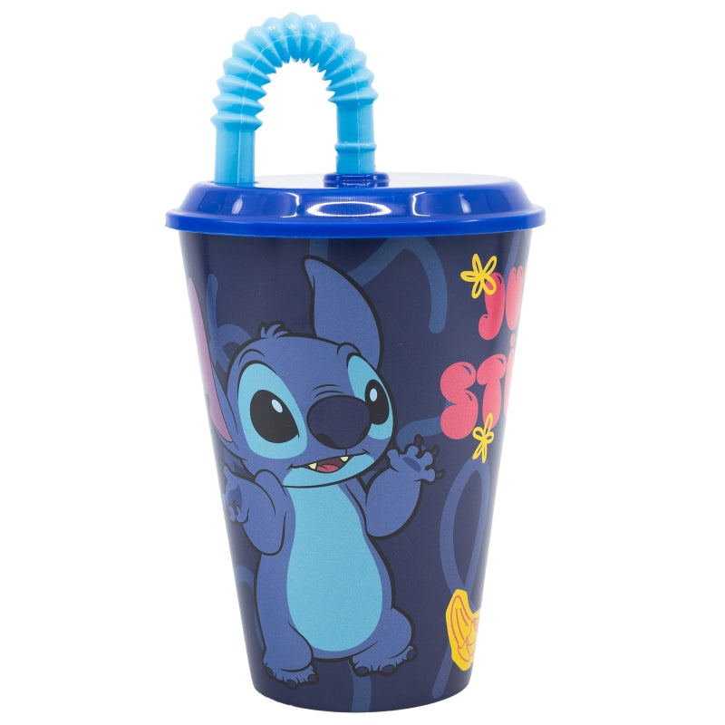 Disney - Gobelet Easy Sport Stitch et palmiers - 430ml - flash vidéo
