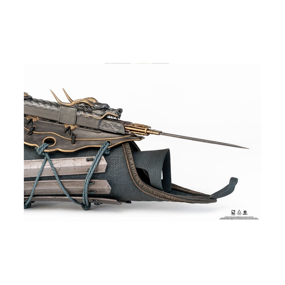 PureArts - 1:1 Scale Replica - Assassin's Creed Shadows - Réplique Lame Secrète Naoe 42cm - flash vidéo
