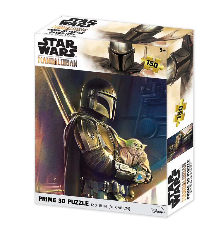 Star Wars: The Mandalorian - Puzzle lenticulaire Mando 63 pcs 46x31 cm