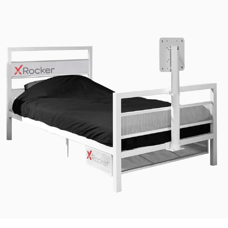 X Rocker - Lit de jeu Basecamp TV Blanc