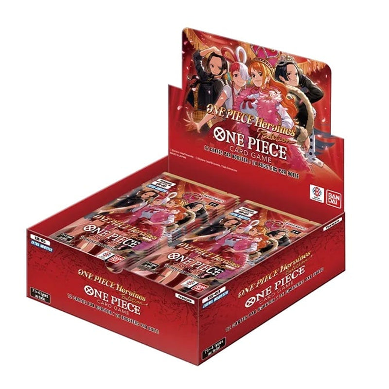 One Piece Card Game - Display de Pack de Extra Booster EB-03 One Piece Heroines Edition (Display x24)