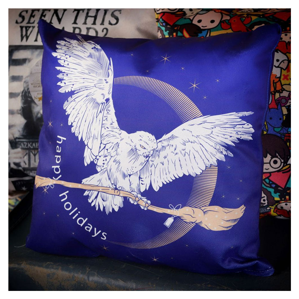 Wizarding World - Harry Potter - Coussin brodé - Hedwige - flash vidéo