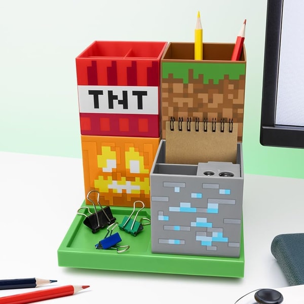 Mojang Studios - Minecraft - Organisateur de bureau - flash vidéo