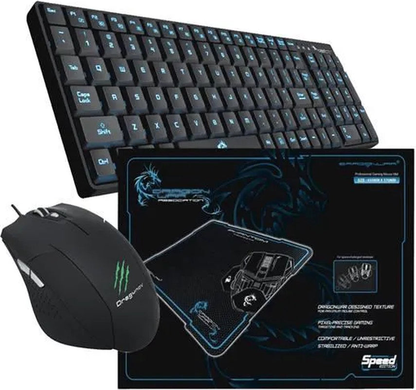 DW Pack Gaming Keyboard Mouse Mousepad