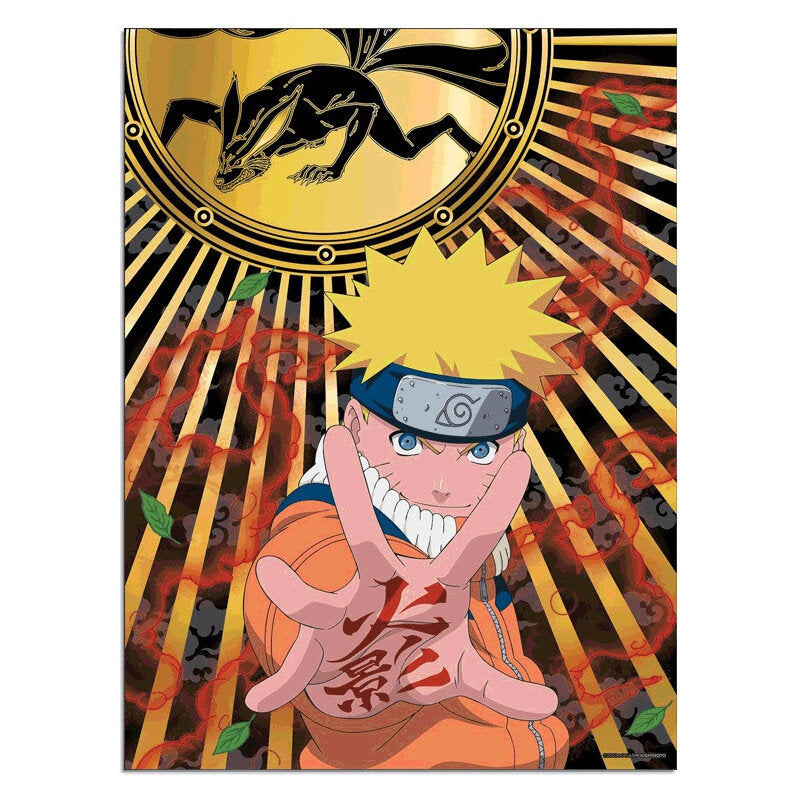 Cartoon Kingdom - Golden Poster - Naruto 40x31cm - flash vidéo