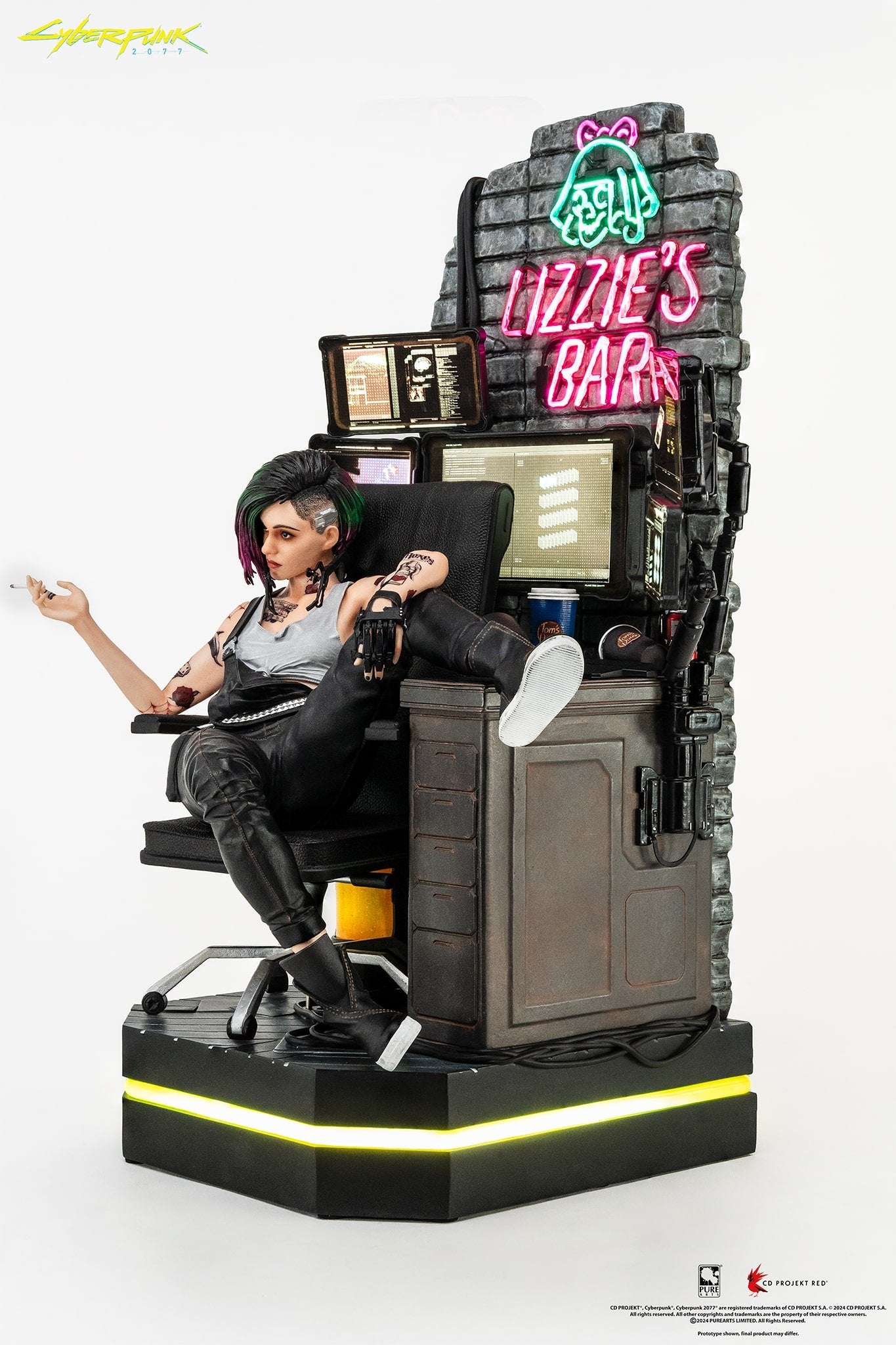 PureArts - 1:4 Scale Statues - Cyberpunk 2077 - Judy Alvarez Statue 51cm - flash vidéo