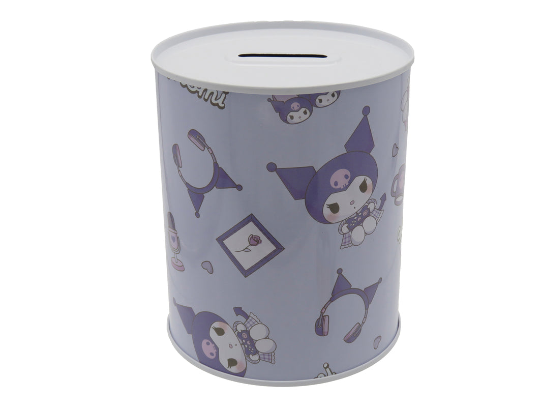 Sanrio - Tirelire en métal de taille moyenne Kuromi