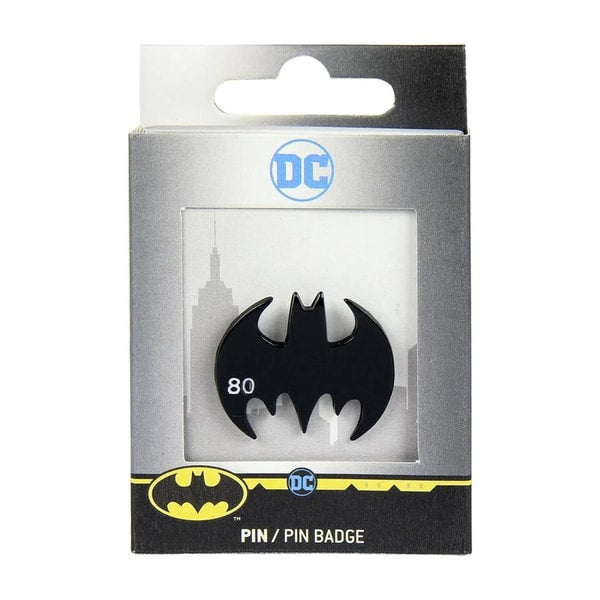 DC Comics - Badge à épingle Logo du 80e Anniversaire de Batman - flash vidéo