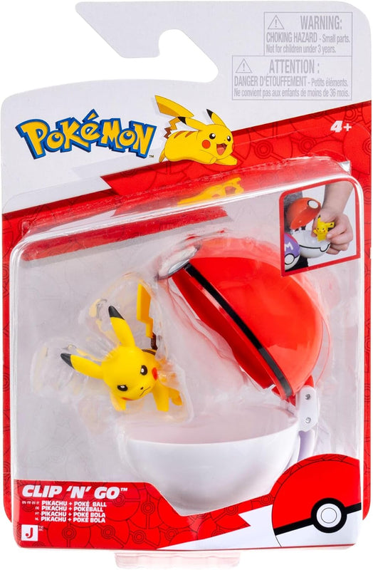 Pokémon - Clip 'N' Go - Pikachu #2 et Poké Ball