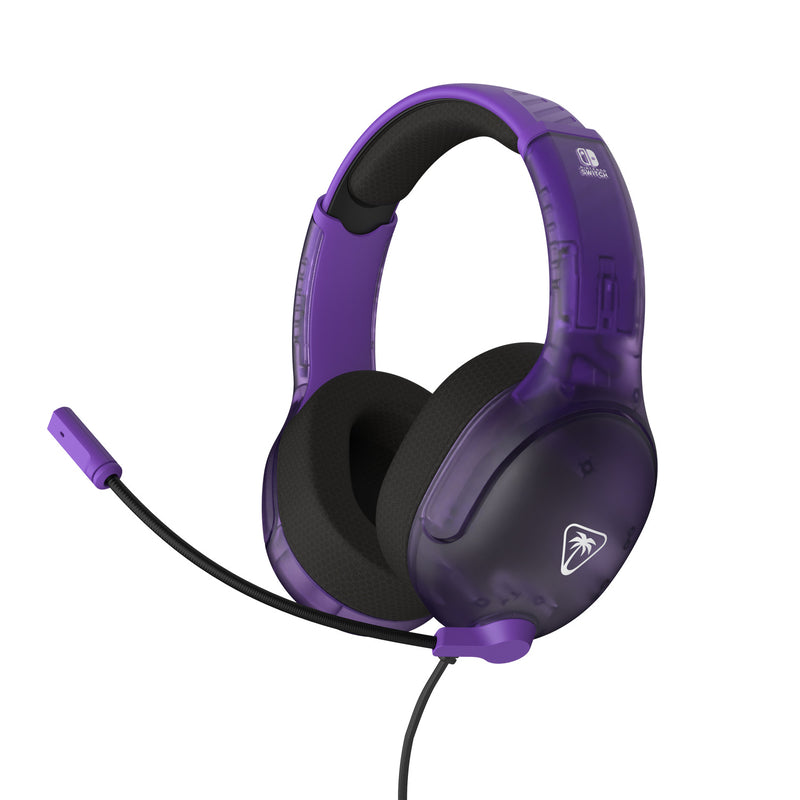 Turtle Beach - Casque de jeu filaire Airlite Fit Ghost Purple pour Nintendo Switch, Switch Lite et Switch modèle OLED