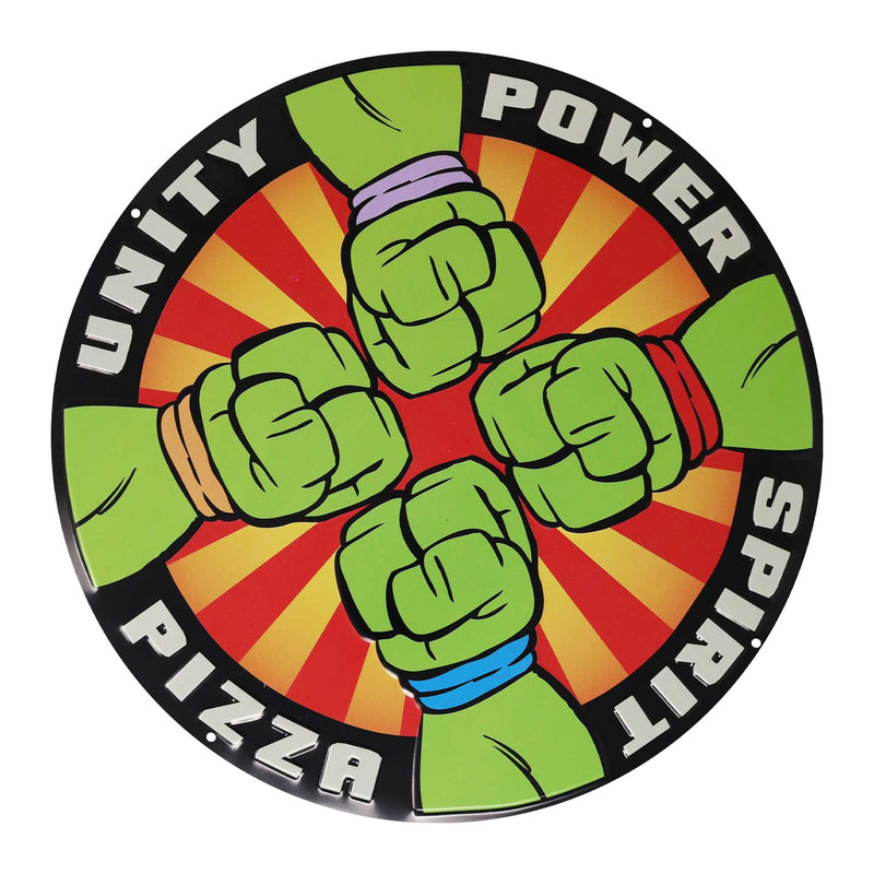 Teenage Mutant Ninja Turtles - Réplique plaque en tôle "Pizza Power"