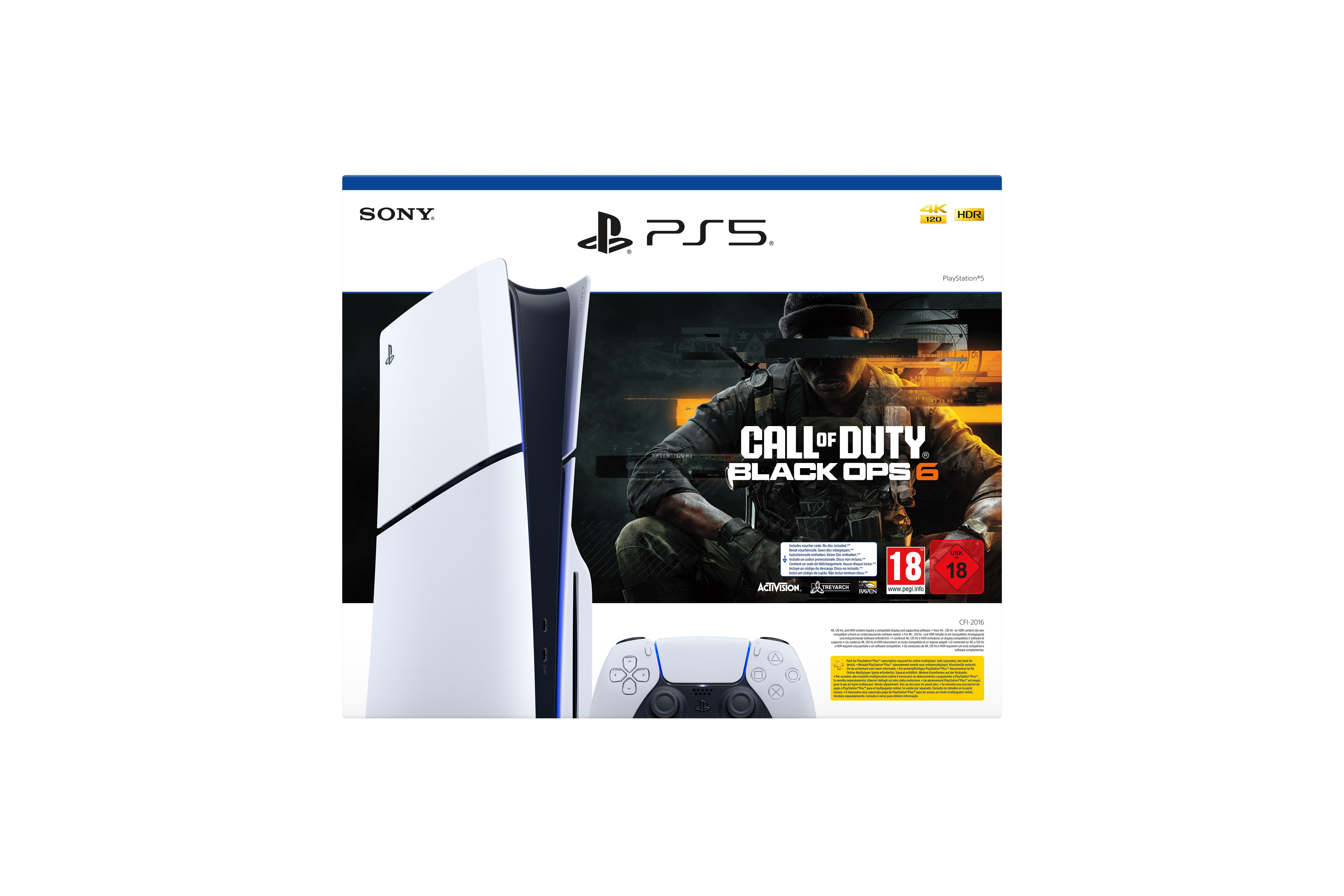 PlayStation 5 White (Slim Model) + Call of Duty: Black Ops 6
