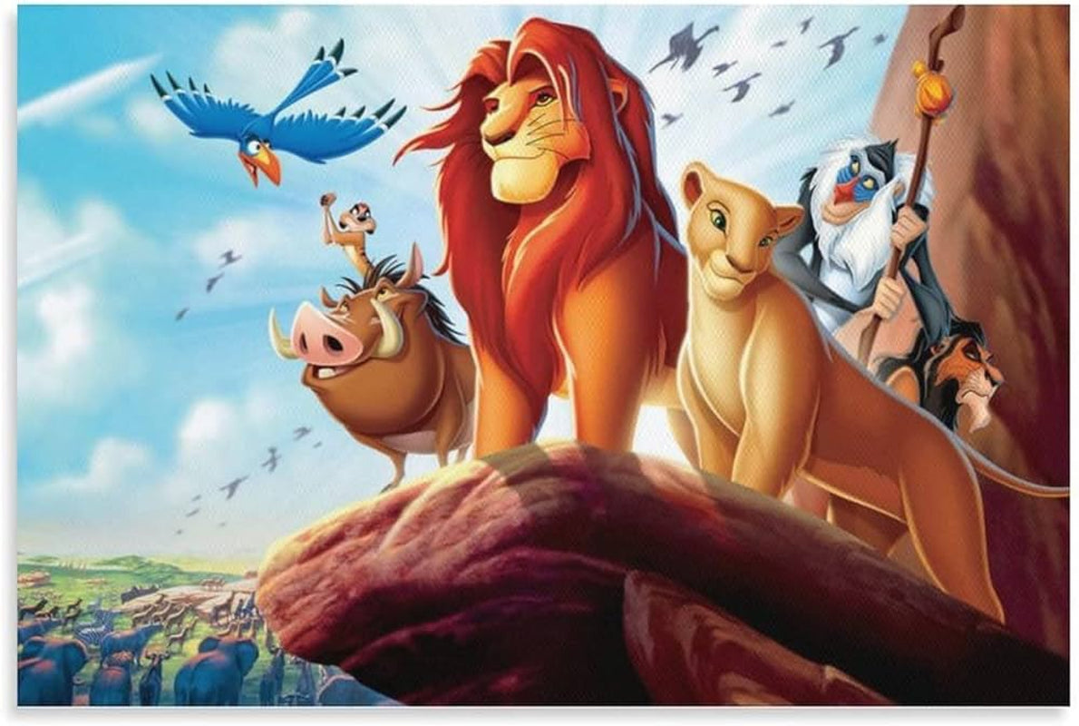 Disney - Le Roi lion - Coussin Cube Premium (25x25x25cm)
