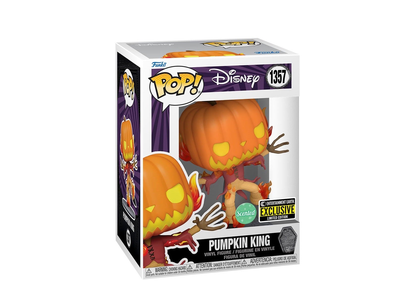 Funko Pop! Disney: The Nightmare Before Christmas 30th Anniversary - Pumpkin King (Scented)