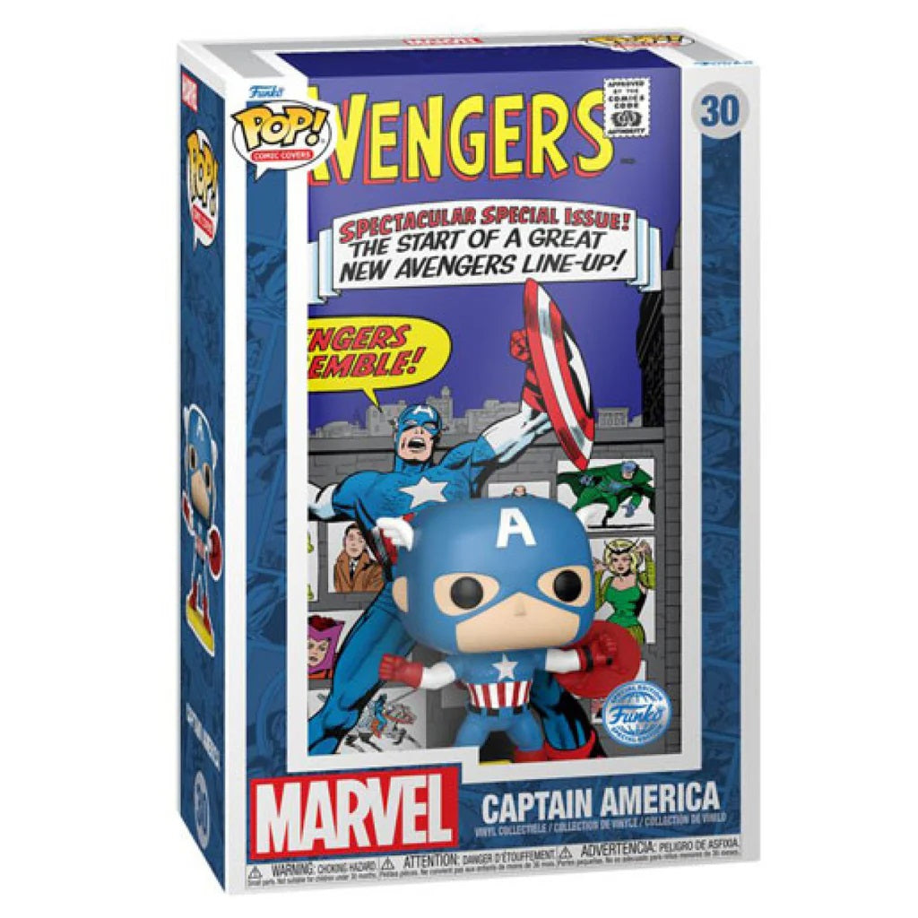 Funko NEWPop! Comic Cover: Marvel - Avengers #16 - Caprtain America