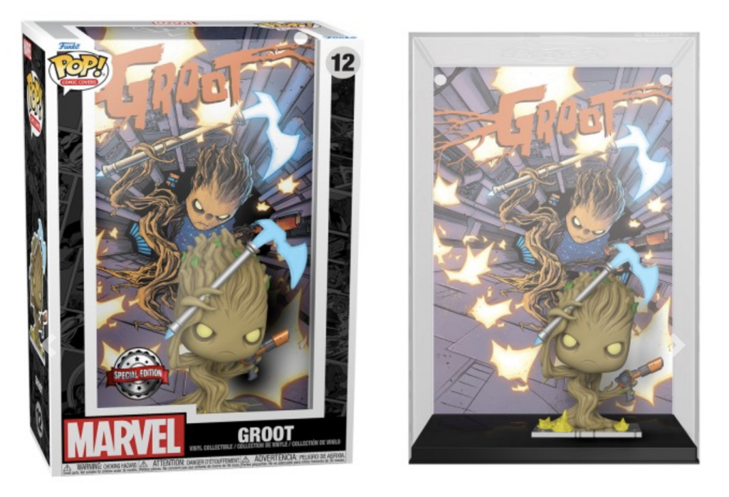 Funko Pop! Comic Cover: Marvel Comics - Groot - flash vidéo