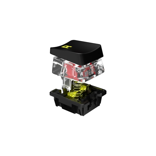 Roccat - Clavier de jeu mécanique optique Vulcan Pro AIMO avec éclairage RGB - Disposition AZERTY française - flash vidéo