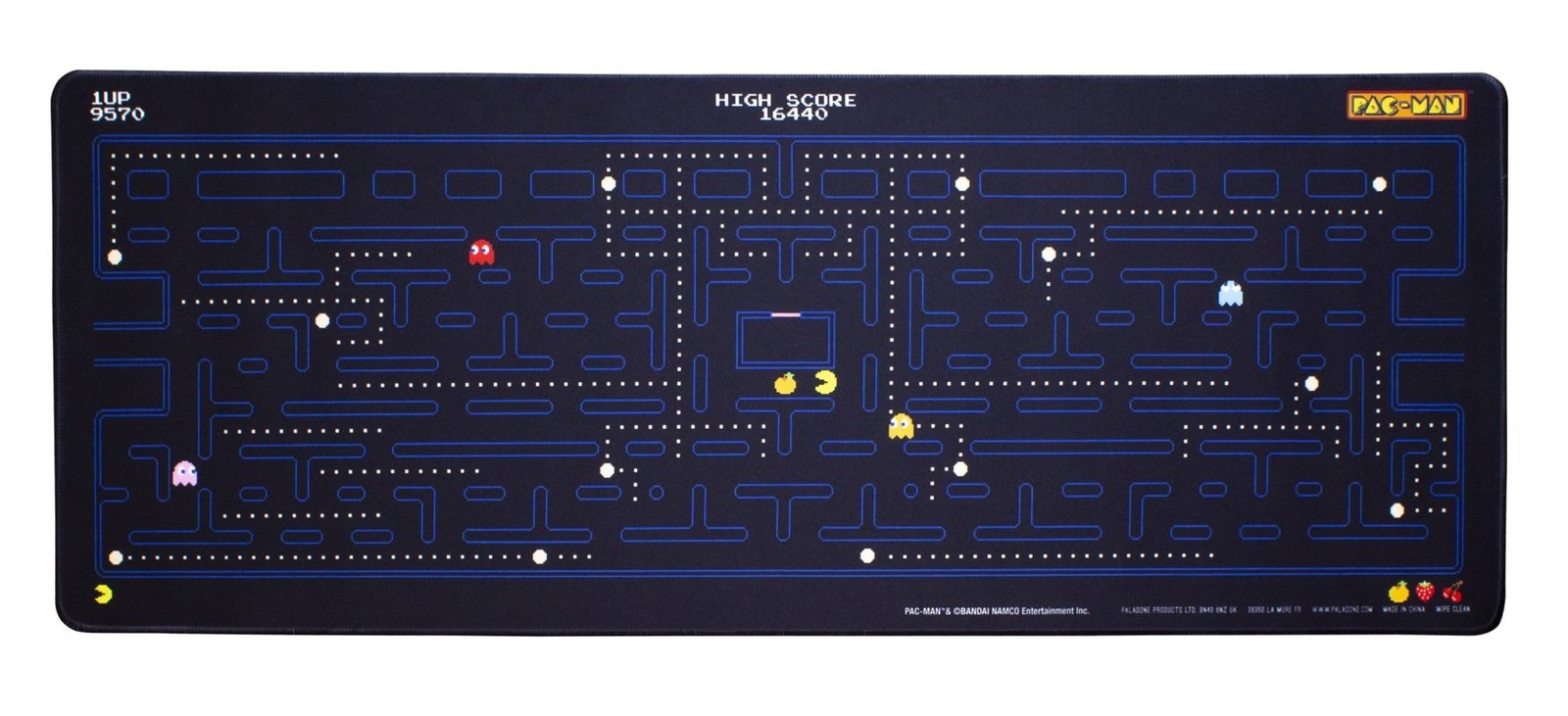 Pac-Man - Tapis de bureau sous-main Niveau de Pac-Man - flash vidéo