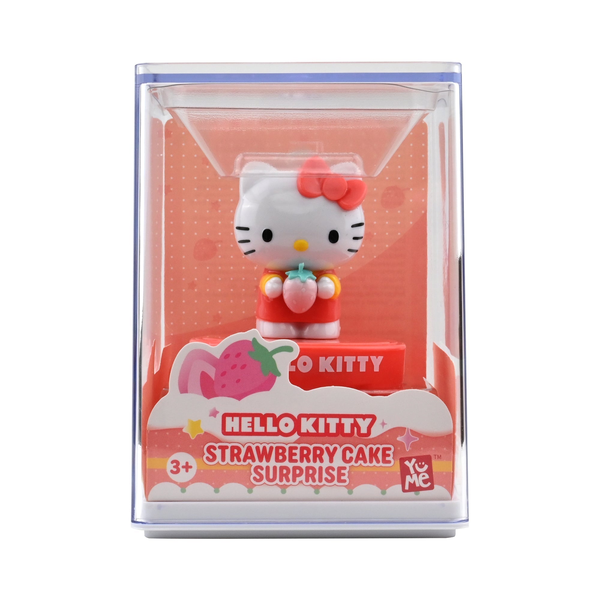 YuMe Hello Kitty and Friends Strawberry Cake Surprise - Display de mini figurines capsules (12 unités)