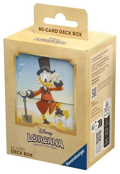 Disney Lorcana JCC : Les Terres d'Encres - Boîte de deck de 80 cartes Balthazar Picsou - flash vidéo