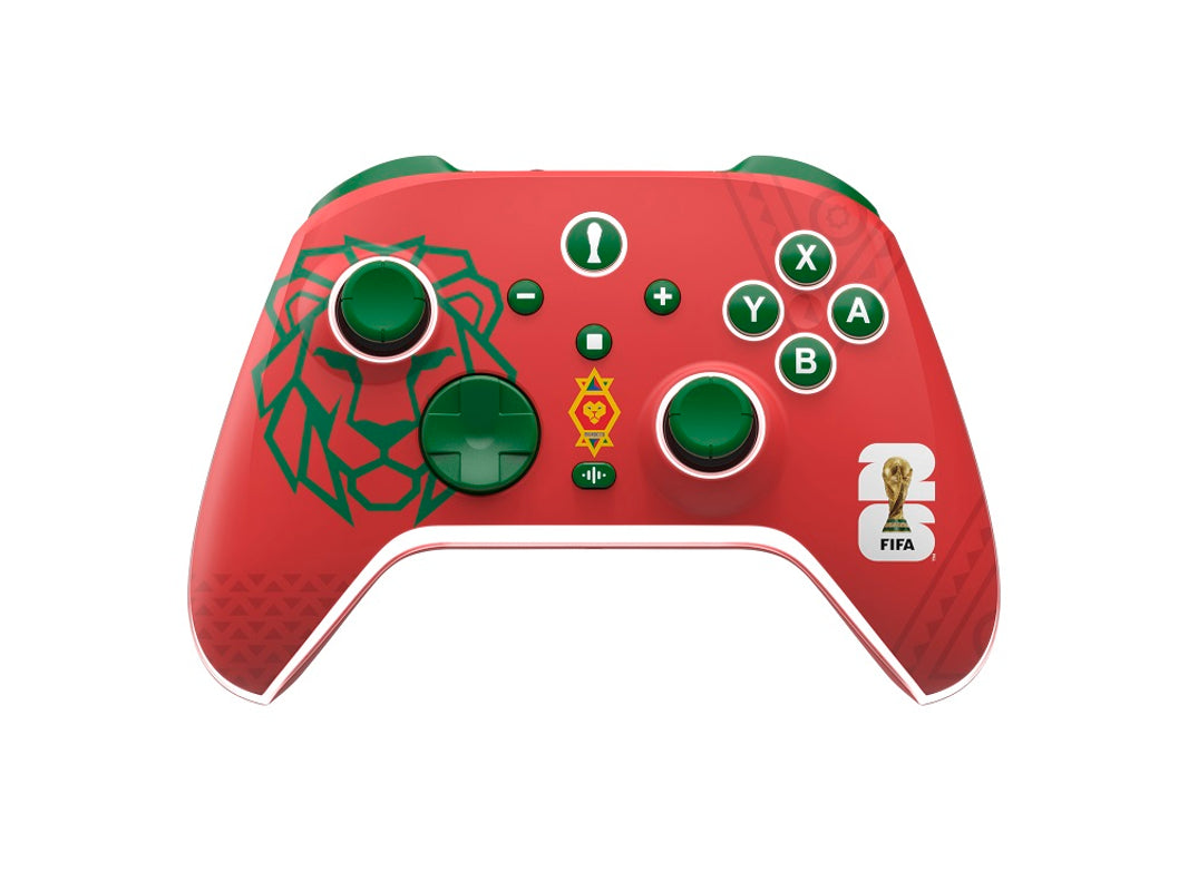 FIFA WorldCup 26 - AURORA+ Manette sans fil Maroc pour Switch, Switch 2, PC, Android et IOS