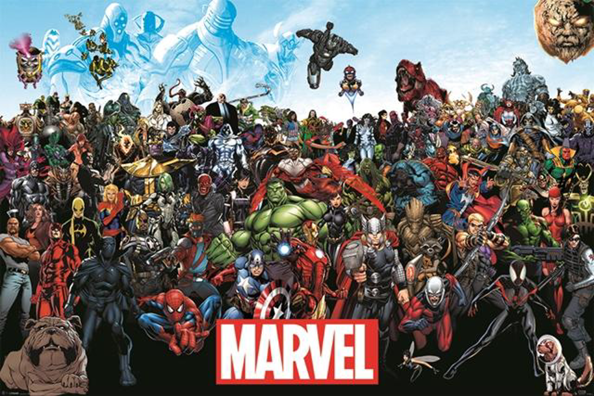 Marvel - Maxi Poster Marvel Universe - flash vidéo