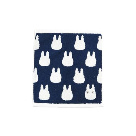 Mon Voisin Totoro - Mini serviette Silhouette de Totoro Blanc 33x36 cm - flash vidéo
