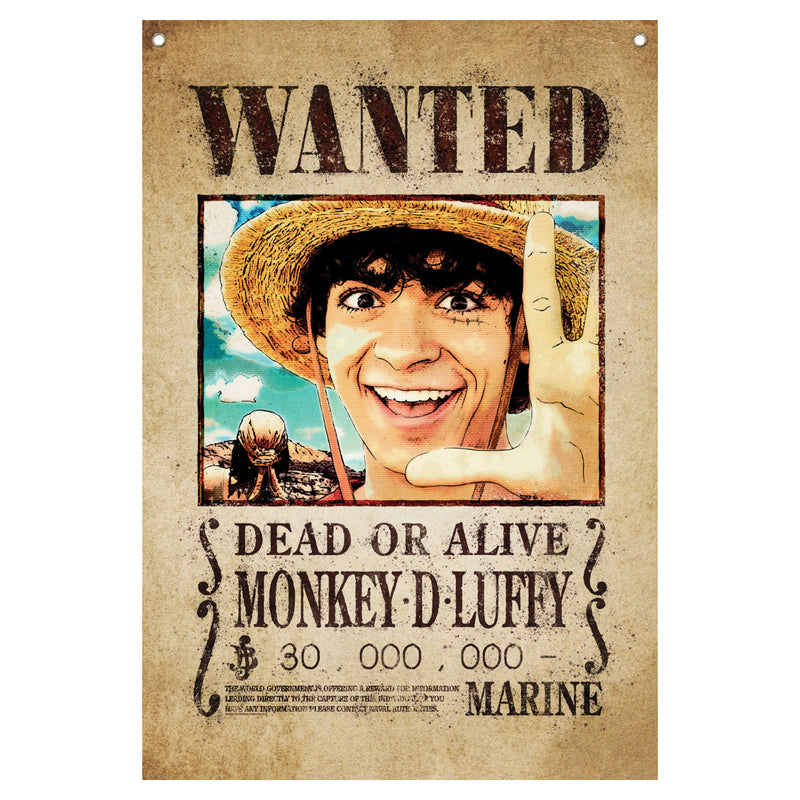 One Piece (Live Netflix) - Bannière Murale "Monkey D. Luffy"