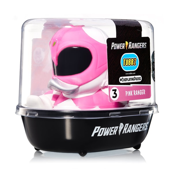TUBBZ Canard de bain - Mighty Morphin Power Rangers - Ranger Rose (Édition Limitée) - flash vidéo