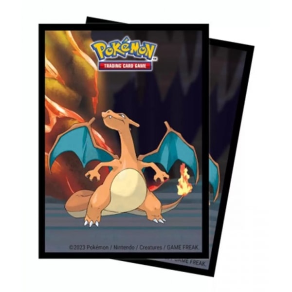 Ultra Pro - Pokémon JCC - Sachet de 65 protèges cartes standard - Sommet brûlant (63 x 89 mm) - flash vidéo