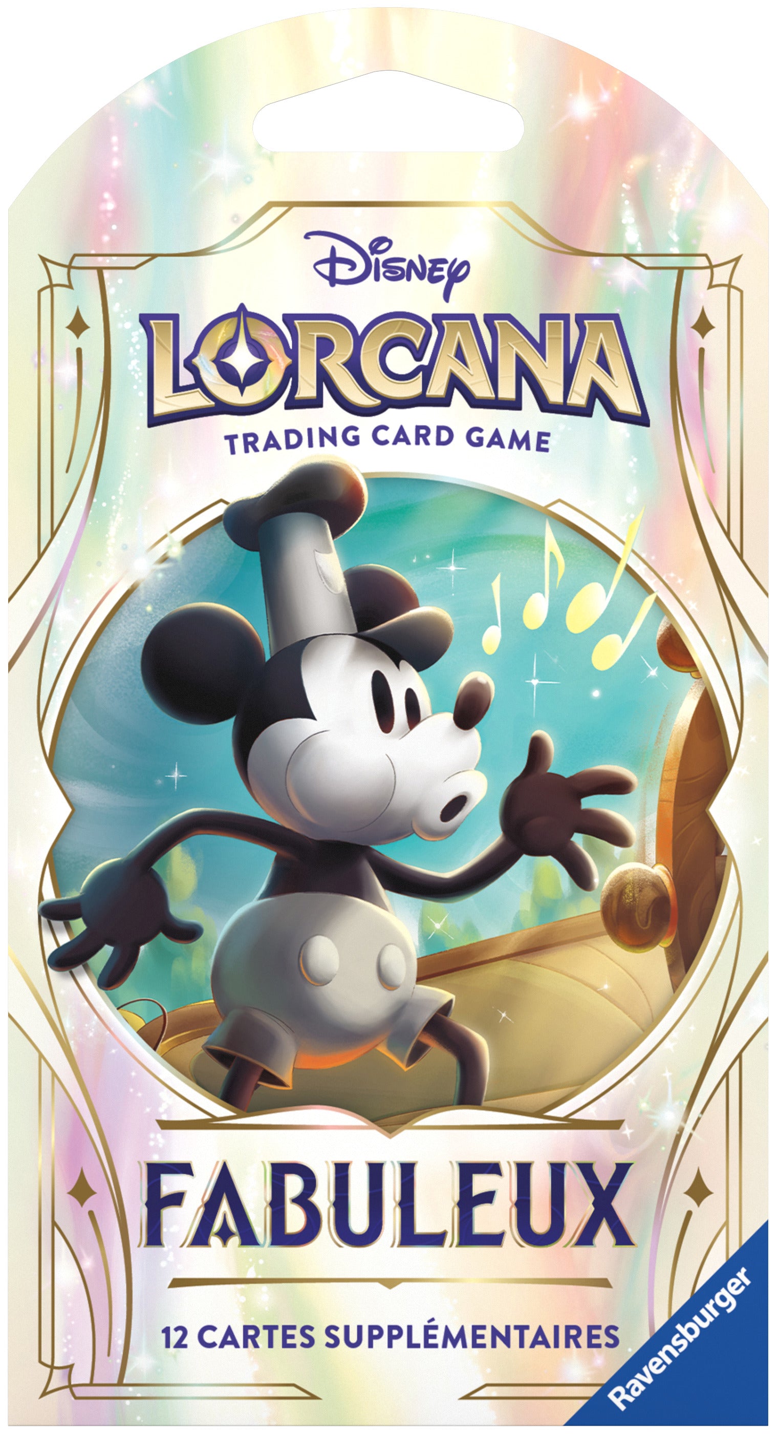 Disney Lorcana JCC : Fabuleux - Booster sous blister (1x blister cartonné aléatoire)
