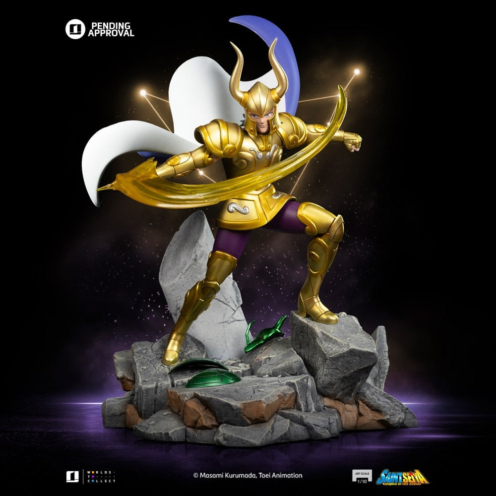 Iron Studios - Art Scale 1/10 - Saint Seiya - Capricorn Shura Statue 25cm
