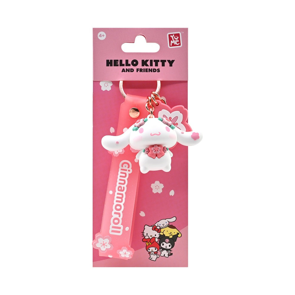 YuMe - Hello Kitty et ses amis - Porte-clés avec dragonne Sakura Serie (12 units) - flash vidéo