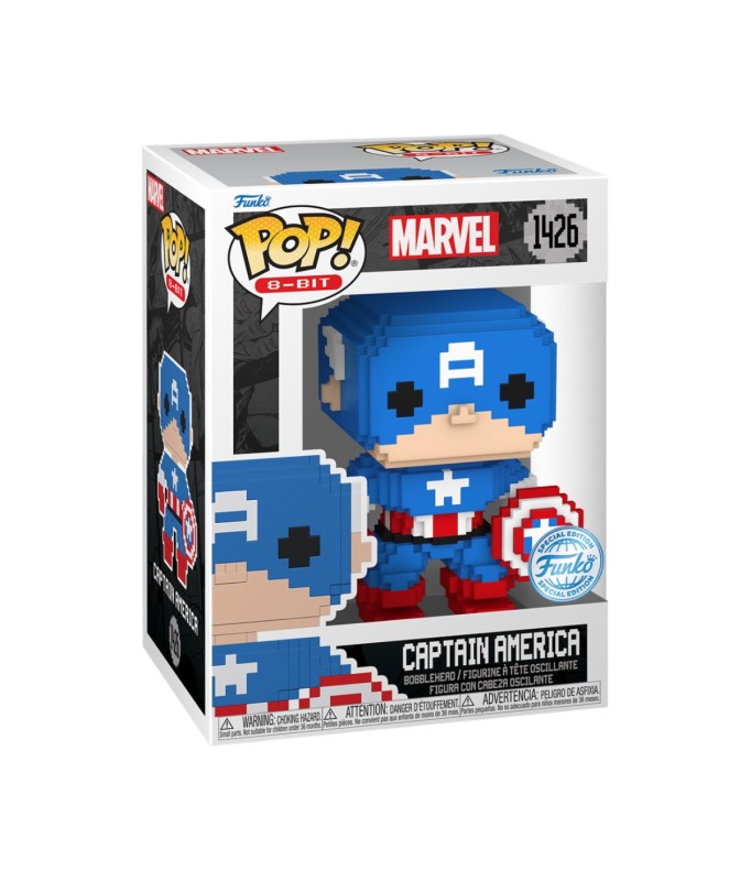 Funko Pop! Marvel: 8-Bit - Captain America - flash vidéo