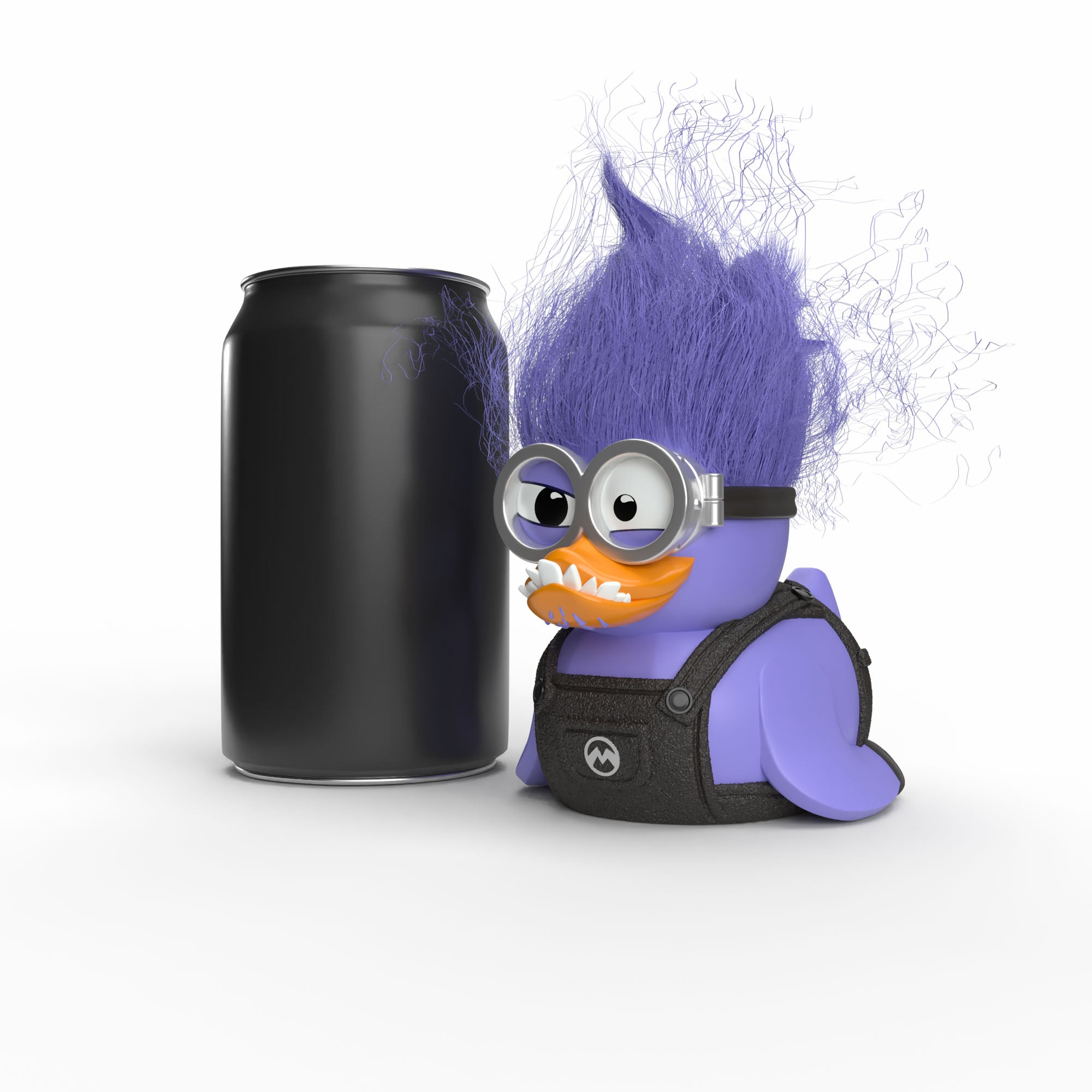 Numskull - Best of TUBBZ Boîte Canard de bain - Minions - Minion Mauve "Méchant" - 9cm