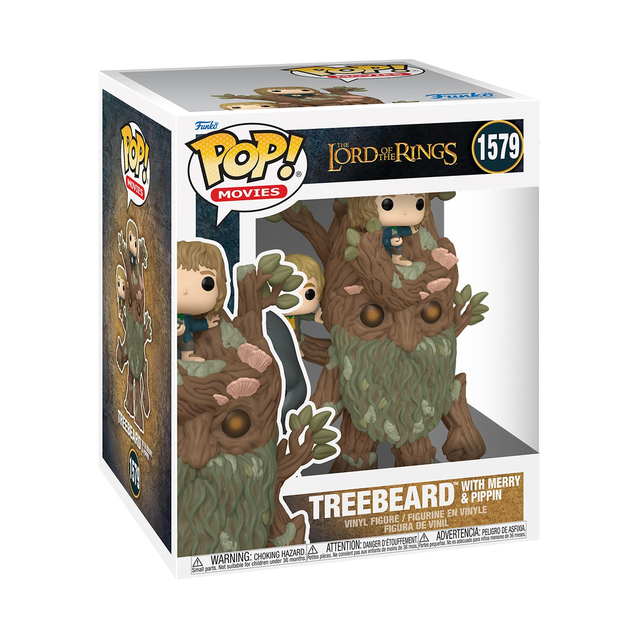 Funko Pop! Super: The Lord of the Rings - Treebeard with Merry and Pippin 6" Super Sized Pop! - flash vidéo