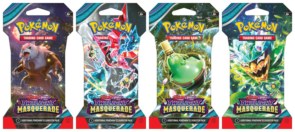 Pokémon TCG - Scarlet & Violet - Twilight Masquerade Booster Blister Pack (1 Random Booster) - flash vidéo