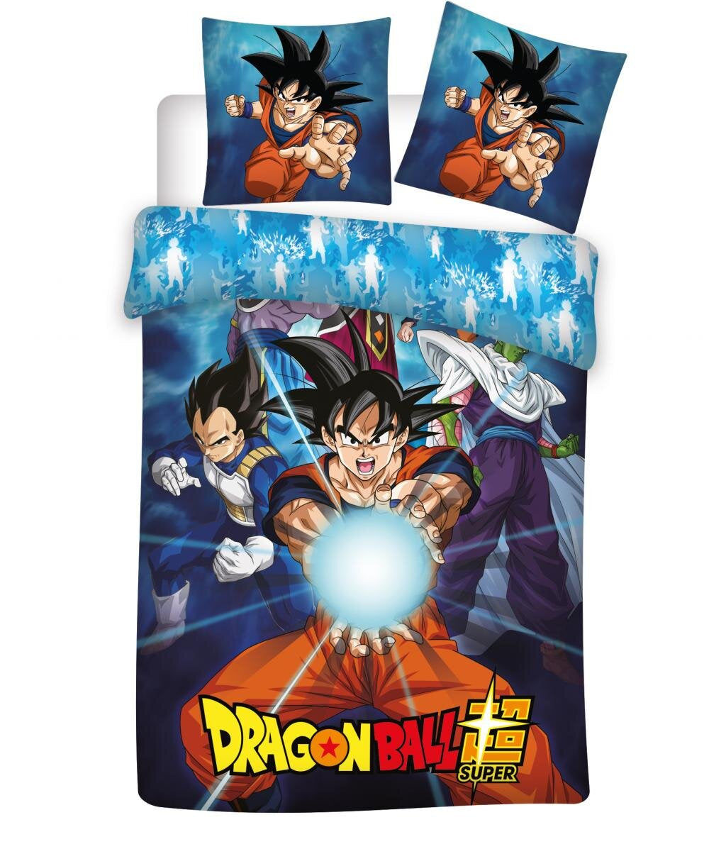 Dragon Ball Super - Housse de couette en microfibre "Trooper" (140x200cm + 2x 63x63cm) - flash vidéo