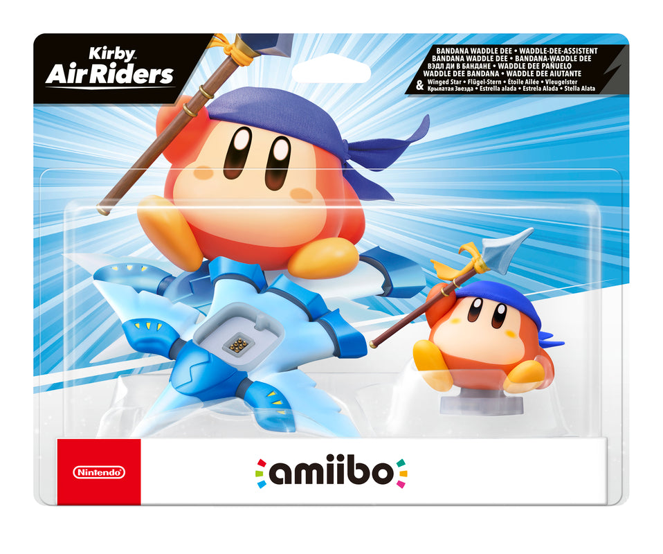 Amiibo Bandana Waddle Dee et Étoile Ailée - Kirby Air Riders Collection