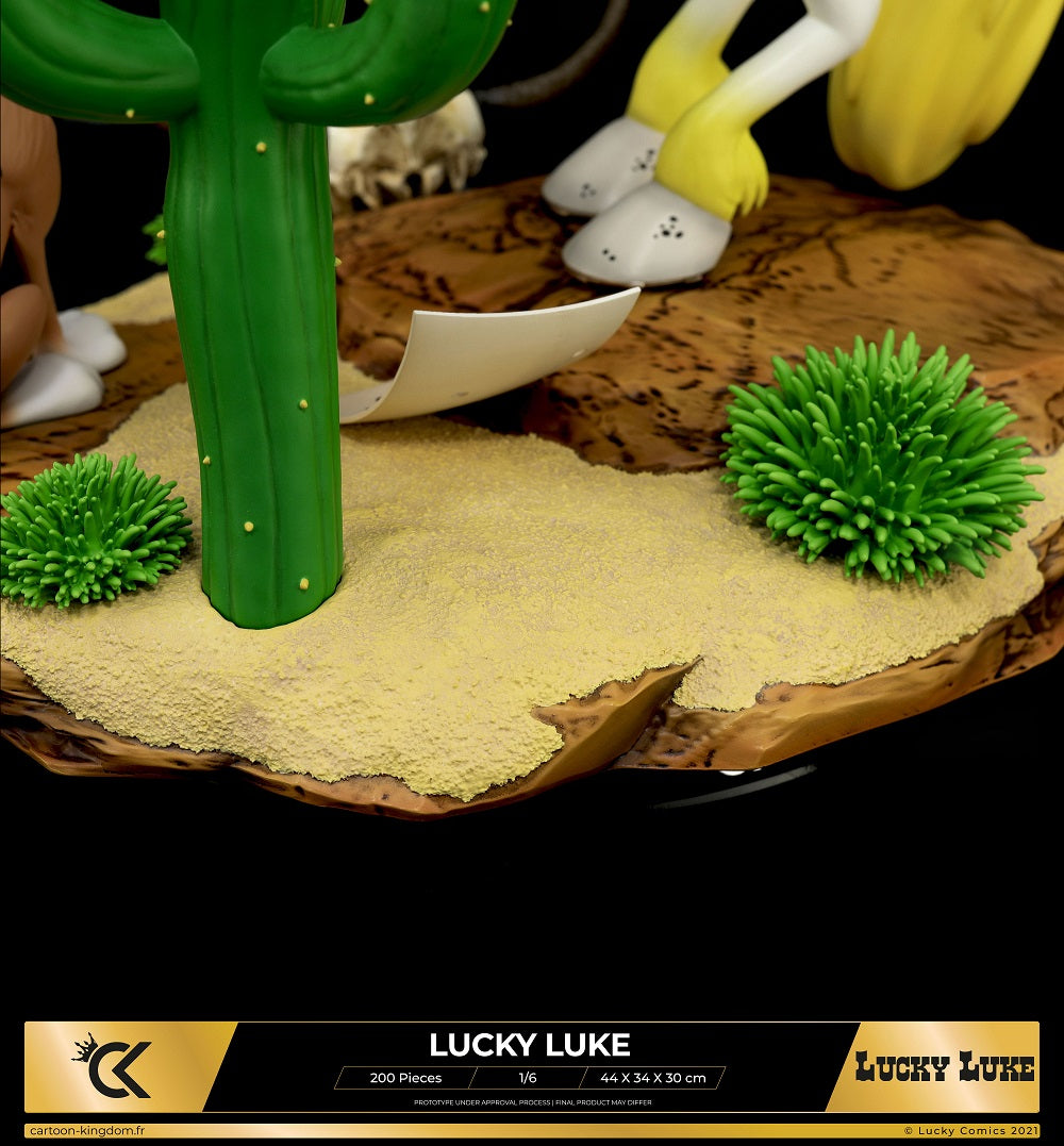Cartoon Kingdom - 1:6 Statues - Lucky Luke Statue 44cm - flash vidéo