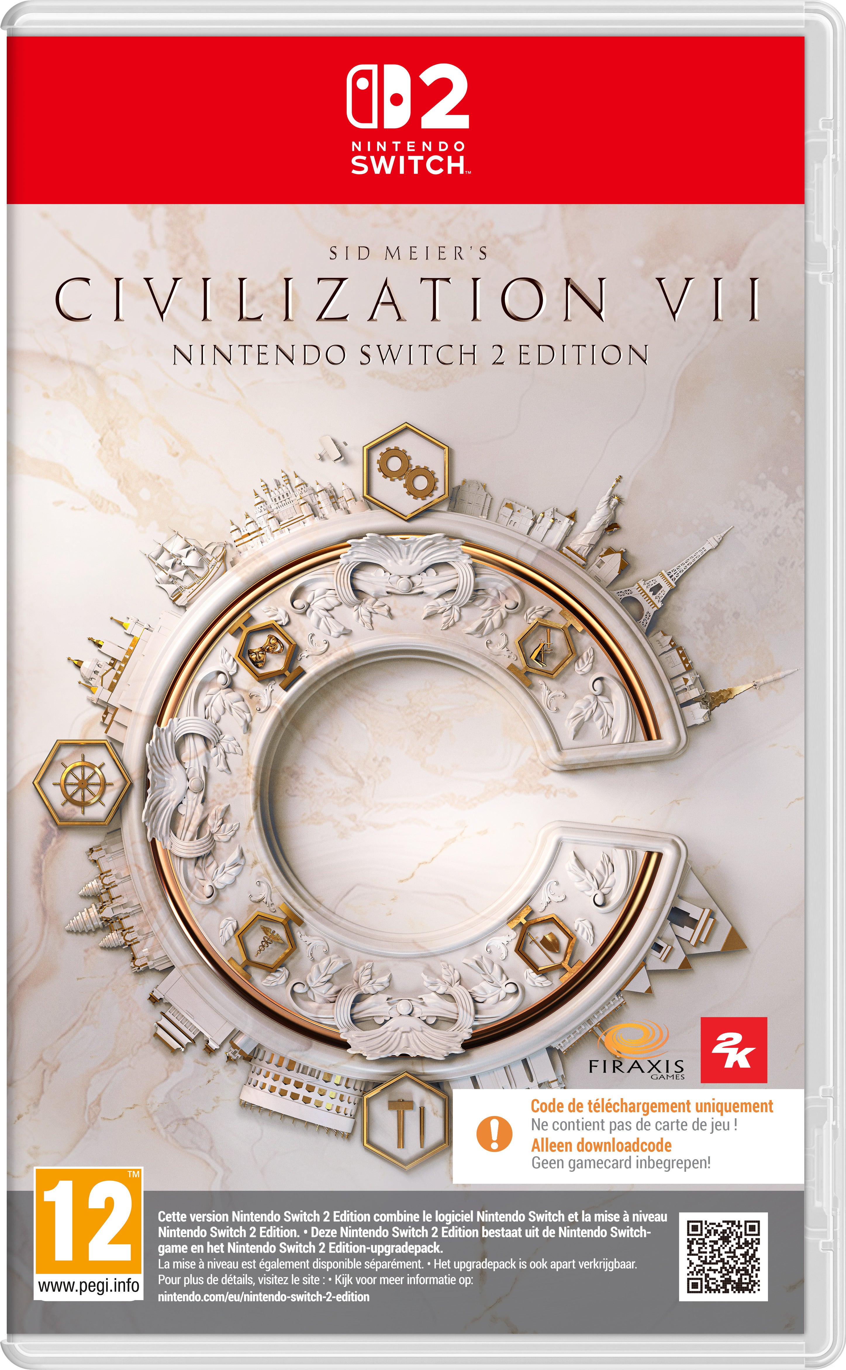 Sid Meier’s Civilization VII - Édition Nintendo Switch 2 (Code-in-a-box)