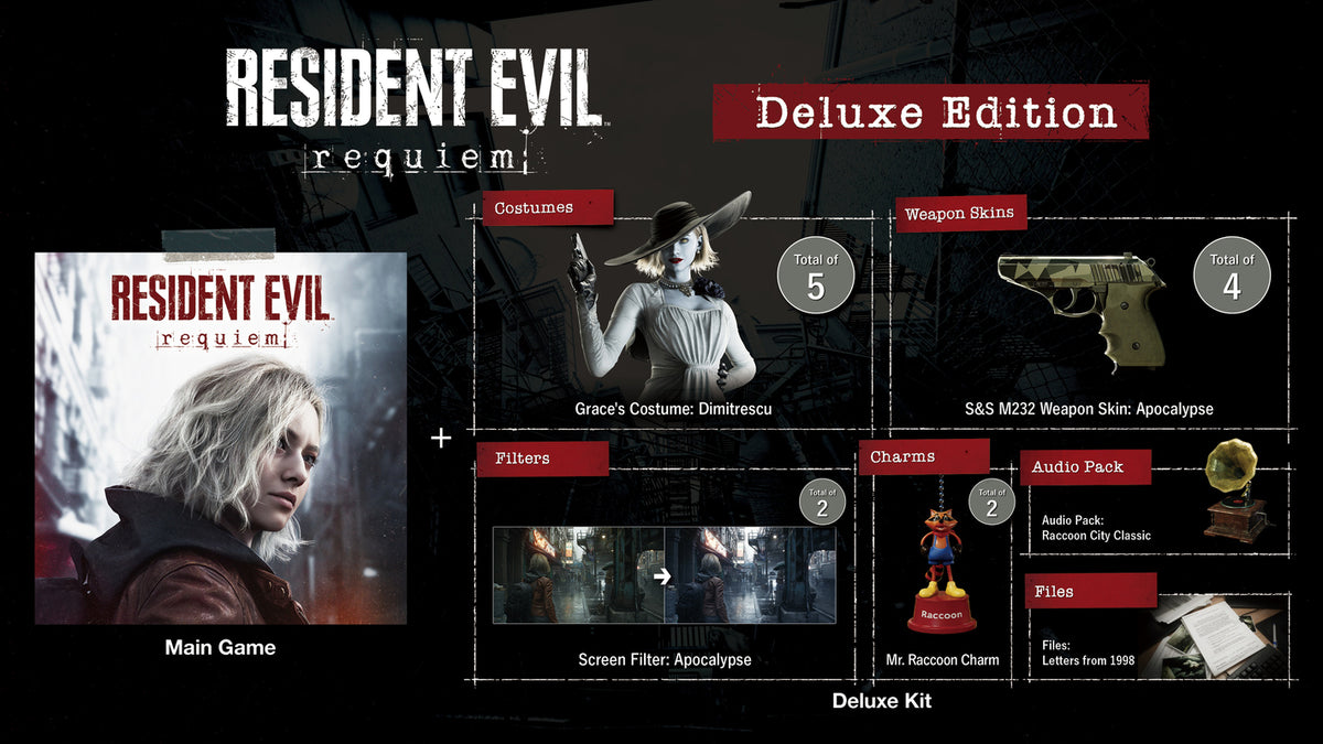 Resident Evil Requiem - Deluxe Edition - Game-key Card