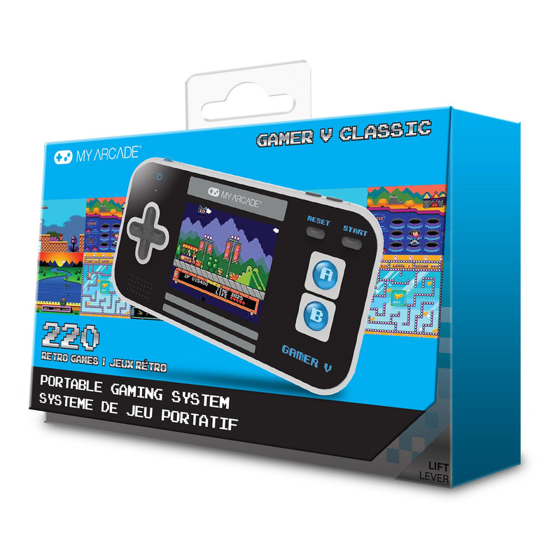 My Arcade - Gamer V Classic Noir Bleu (220 jeux en 1)